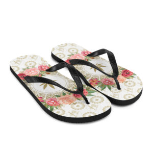 Rose buds and flowers Flip-Flops